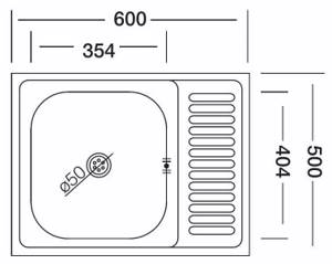 Размеры встроенной раковины для кухни. Накладная кухонная мойка Kromrus s-217 60х50см нержавеющая сталь. Мойка кухонная 60x50. Стандартные Размеры кухонной мойки из нержавейки. Размеры кухонных раковин из нержавейки.