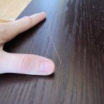 Scratches and chips on wooden furniture or doors