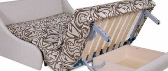 Детальная инструкция по сбору и разборке дивана-аккордеона