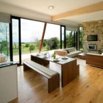 Two sofas in the interior of the room