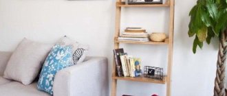 DIY bookcase from scrap materials with photos and videos