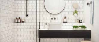 Bathroom mirror shapes