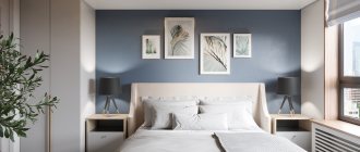 Photo No. 2: How to decorate a small bedroom so that it is spacious: 10 tips