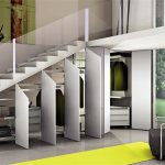 dressing room under the stairs interior ideas