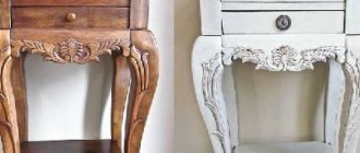 Instructions for painting furniture, useful tips