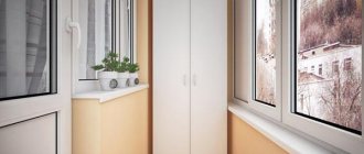 what to make a wardrobe on the balcony from
