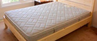 Making a double bed with your own hands, the main stages of the process