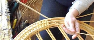 Making your own wicker furniture, all the nuances