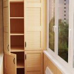 How and from what material to make a wardrobe on the balcony with your own hands?