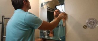как повесить зеркало без рамы на стену при помощи веревок