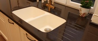 How to properly attach a sink to a countertop