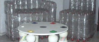 How to make a chair from bottles