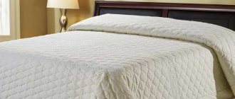 The purpose of quilted bedspreads and their characteristics for choosing the right one