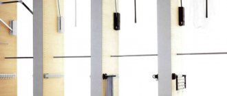 Review of pantographs for wardrobes, selection rules