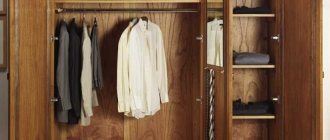 Review of wardrobes, and photos of existing options