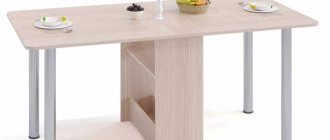 Features of making a table-book from chipboard with your own hands