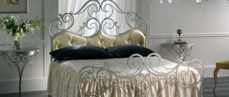 Features of forged furniture in the interior