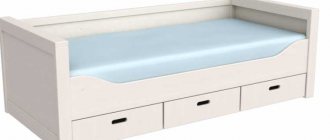 Features of teenage sofa beds, modern models