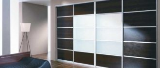 Features of built-in furniture, purpose of elements and installation rules