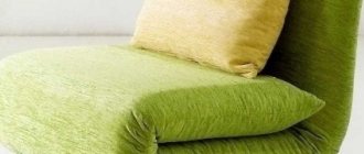Detailed review of chair-beds, popular transformation options