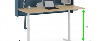 correct table height