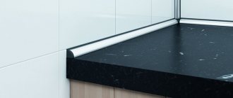 Wall rim for table top