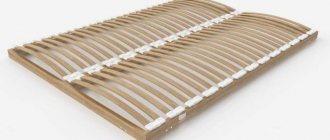 Orthopedic mattress grid