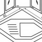 Standard sizes of kitchen furniture of various types