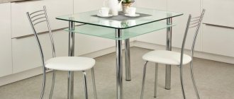 Glass furniture
