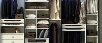 Options for filling sliding wardrobes, expert advice